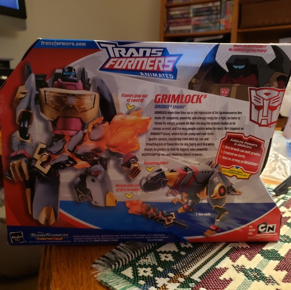 TRANSFORMER ACTION  FIGURE VOYAGER CLASS ANIMATED AUTOBOT GRIMLOCK - Picture 2 of 11